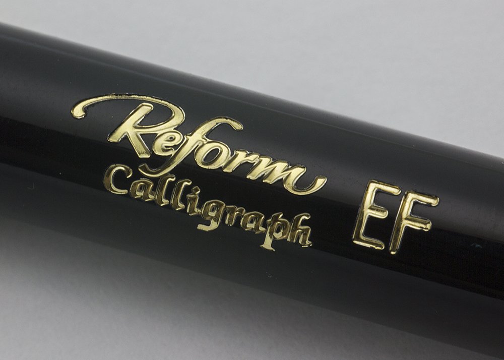 Reform (Germany) Calligraph Fountain Pen Black, GP Trim, Extra Fine